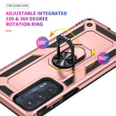 For Motorola Edge 20 Shockproof TPU + PC Phone Case(Rose Gold)
