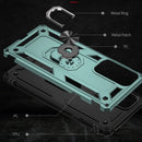For Motorola Edge 20 Shockproof TPU + PC Phone Case(Dark Green)