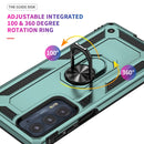 For Motorola Edge 20 Shockproof TPU + PC Phone Case(Dark Green)