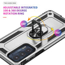 For Motorola Edge 20 Shockproof TPU + PC Phone Case(Silver)