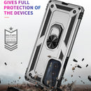 For Motorola Edge 20 Shockproof TPU + PC Phone Case(Silver)