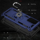 For OPPO A16 Shockproof TPU + PC Phone Case(Blue)