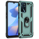 For OPPO A16 Shockproof TPU + PC Phone Case(Dark Green)