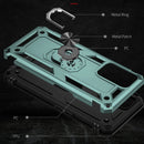 For OPPO A16 Shockproof TPU + PC Phone Case(Dark Green)