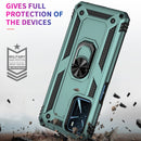 For OPPO A16 Shockproof TPU + PC Phone Case(Dark Green)
