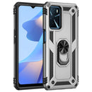 For OPPO A16 Shockproof TPU + PC Phone Case(Silver)