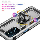 For OPPO A16 Shockproof TPU + PC Phone Case(Silver)