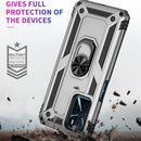 For OPPO A16 Shockproof TPU + PC Phone Case(Silver)