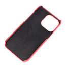Crocodile PU + PC Phone Case For iPhone 13 Pro(Orange)