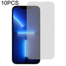 10 PCS Transparent Frosted Full Screen Tempered Glass Film For iPhone 13 / 13 Pro / 14