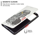 For Xiaomi Redmi Note 11 Pro 5G / 11 Pro+ 5G Colored Drawing Pattern Invisible Magnetic Leather Phone Case(Girl)