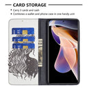 For Xiaomi Redmi Note 11 Pro 5G / 11 Pro+ 5G Colored Drawing Pattern Invisible Magnetic Leather Phone Case(Girl)