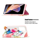 For Xiaomi Redmi Note 11 Pro 5G / 11 Pro+ 5G Colored Drawing Pattern Invisible Magnetic Leather Case(Two Butterflies)