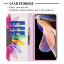 For Xiaomi Redmi Note 11 Pro 5G / 11 Pro+ 5G Colored Drawing Pattern Invisible Magnetic Leather Phone Case(Sun Flower)