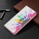 For Xiaomi Redmi Note 11 Pro 5G / 11 Pro+ 5G Colored Drawing Pattern Invisible Magnetic Leather Phone Case(Sun Flower)