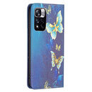 For Xiaomi Redmi Note 11 Pro 5G / 11 Pro+ 5G Colored Drawing Pattern Invisible Magnetic Leather Phone Case(Kingdee)