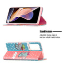 For Xiaomi Redmi Note 11 Pro 5G / 11 Pro+ 5G Colored Drawing Pattern Invisible Magnetic Leather Phone Case(Elephant)