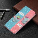 For Xiaomi Redmi Note 11 Pro 5G / 11 Pro+ 5G Colored Drawing Pattern Invisible Magnetic Leather Phone Case(Elephant)