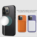 PU + TPU Magsafe Magnetic Phone Case For iPhone 13 Pro(Golden Brown)