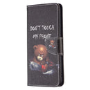 For Xiaomi Redmi Note 11 Pro / 11 Pro+ Colored Drawing Pattern Leather Phone Case(Bear)