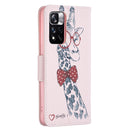 For Xiaomi Redmi Note 11 Pro / 11 Pro+ Colored Drawing Pattern Leather Phone Case(Deer)