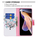 For Xiaomi Redmi Note 11 Pro / 11 Pro+ Colored Drawing Pattern Leather Phone Case(Tree)
