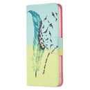 For Xiaomi Redmi Note 11 Pro / 11 Pro+ Colored Drawing Pattern Leather Phone Case(Feather)