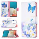 For Samsung Galaxy A53 5G Colored Drawing Pattern Leather Phone Case(Butterfly Love)
