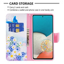 For Samsung Galaxy A53 5G Colored Drawing Pattern Leather Phone Case(Butterfly Love)
