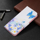 For Samsung Galaxy A53 5G Colored Drawing Pattern Leather Phone Case(Butterfly Love)