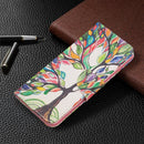 For Samsung Galaxy A53 5G Colored Drawing Pattern Leather Phone Case(Tree Life)