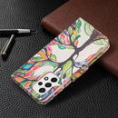 For Samsung Galaxy A53 5G Colored Drawing Pattern Leather Phone Case(Tree Life)