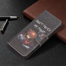 For Samsung Galaxy A53 5G Colored Drawing Pattern Leather Phone Case(Bear)