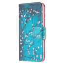 For Samsung Galaxy A53 5G Colored Drawing Pattern Leather Phone Case(Plum Blossom)