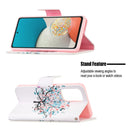 For Samsung Galaxy A53 5G Colored Drawing Pattern Leather Phone Case(Tree)