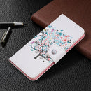 For Samsung Galaxy A53 5G Colored Drawing Pattern Leather Phone Case(Tree)