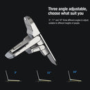 NILLKIN Bolster Plus Sticky Three-speed Adjustable Zinc Alloy Laptop Holder(Black)