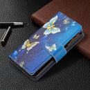 For Xiaomi Redmi Note 11 Pro / 11 Pro+ Colored Drawing Pattern Zipper Leather Phone Case(Gold Butterfly)