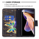 For Xiaomi Redmi Note 11 Pro / 11 Pro+ Colored Drawing Pattern Zipper Leather Phone Case(Big Butterfly)