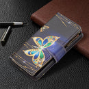 For Xiaomi Redmi Note 11 Pro / 11 Pro+ Colored Drawing Pattern Zipper Leather Phone Case(Big Butterfly)