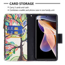 For Xiaomi Redmi Note 11 Pro / 11 Pro+ Colored Drawing Pattern Zipper Leather Phone Case(Tree)