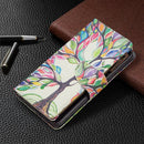 For Xiaomi Redmi Note 11 Pro / 11 Pro+ Colored Drawing Pattern Zipper Leather Phone Case(Tree)