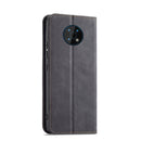 For Nokia G50 5G Magnetic Dual-fold Leather Phone Case(Black)