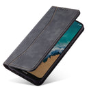 For Nokia G50 5G Magnetic Dual-fold Leather Phone Case(Black)