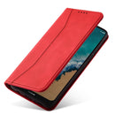 For Nokia G50 5G Magnetic Dual-fold Leather Phone Case(Red)