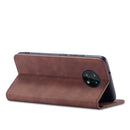 For Nokia G50 5G Magnetic Dual-fold Leather Phone Case(Brown)