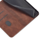 For Nokia G50 5G Magnetic Dual-fold Leather Phone Case(Brown)