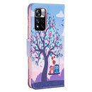 For Xiaomi Redmi Note 11 Pro / 11 Pro+ Colored Drawing Leather Phone Case(Owl)