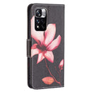 For Xiaomi Redmi Note 11 Pro / 11 Pro+ Colored Drawing Leather Phone Case(Lotus)