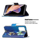 For Xiaomi Redmi Note 11 Pro / 11 Pro+ Colored Drawing Leather Phone Case(Gold Butterfly)